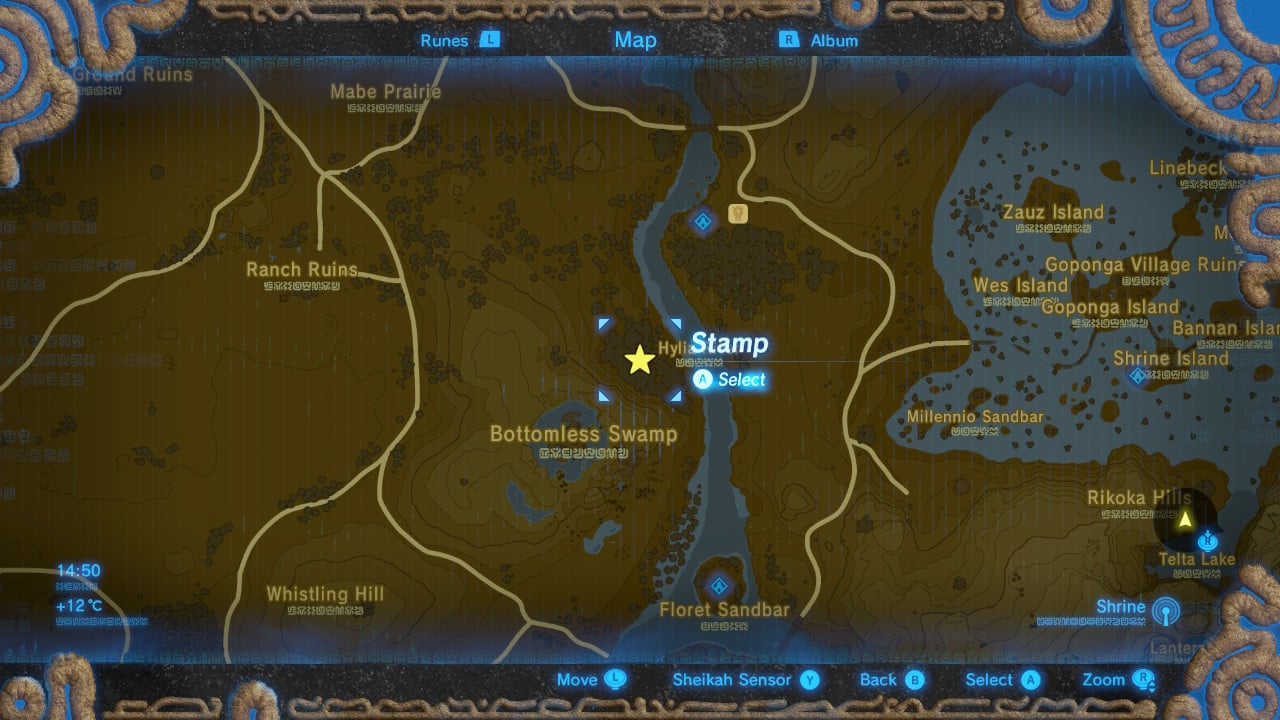 SPOILERS] Breath of the Wild - All Shrines Map : r/zelda