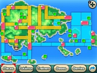 Here's a map showing locations of all catchable Pokémon in Omega Ruby &  Alpha Sapphire