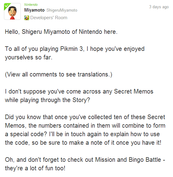 Miyamoto Miiverse