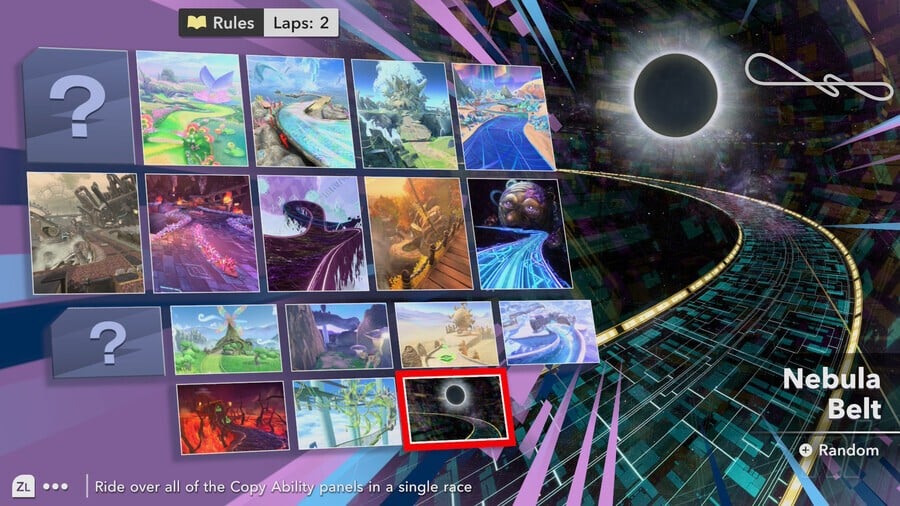 Kirby Air Riders Air Ride Track