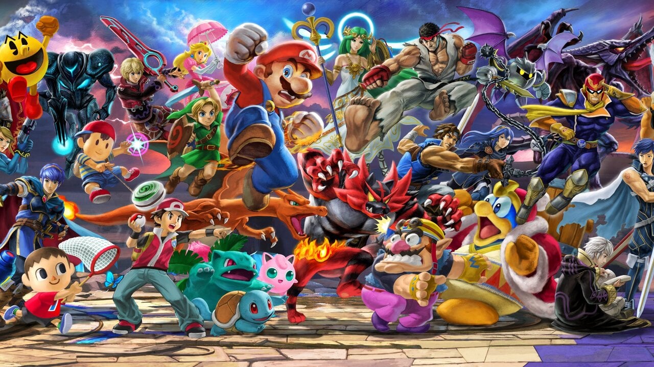 Smash Bros. Ultimate“每個人都在這裡”壁畫藝術家解釋了它是如何製作的