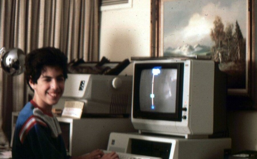 Gaming in the blood - Dan coding his first game at 13 years old