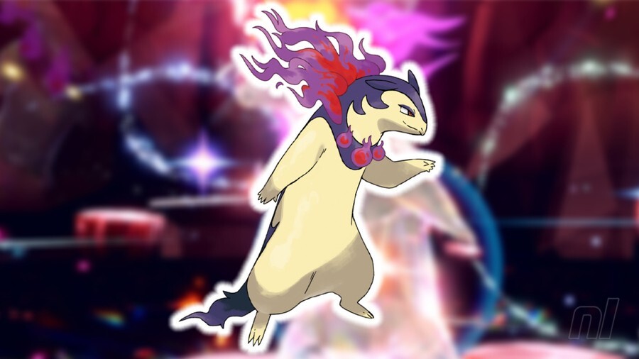 Pokémon Scarlet and Violet Hisuian Typhlosion Tera Raid