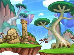 Concept art for Skysland