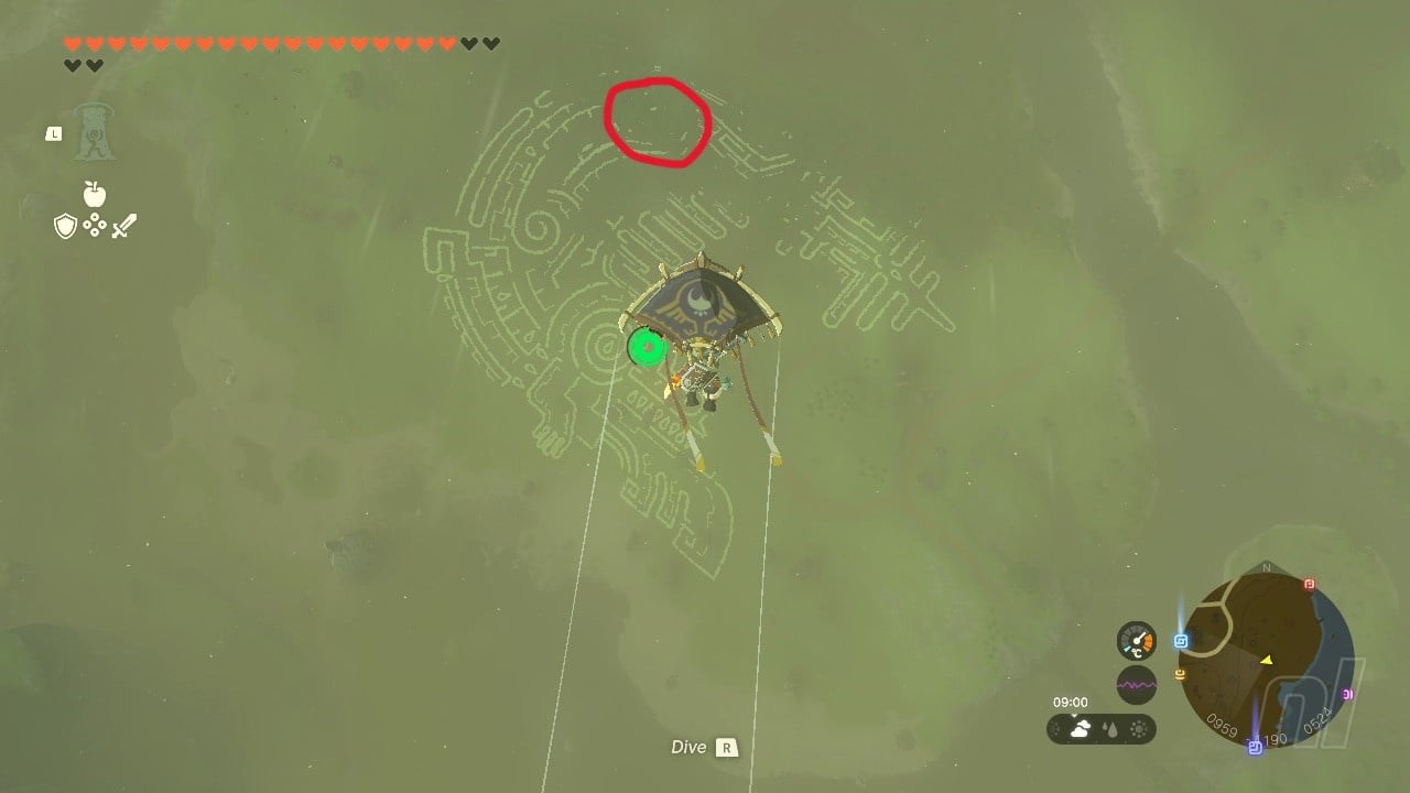 Dragon Tear geoglyph and Memory locations in Zelda: TOTK - Polygon