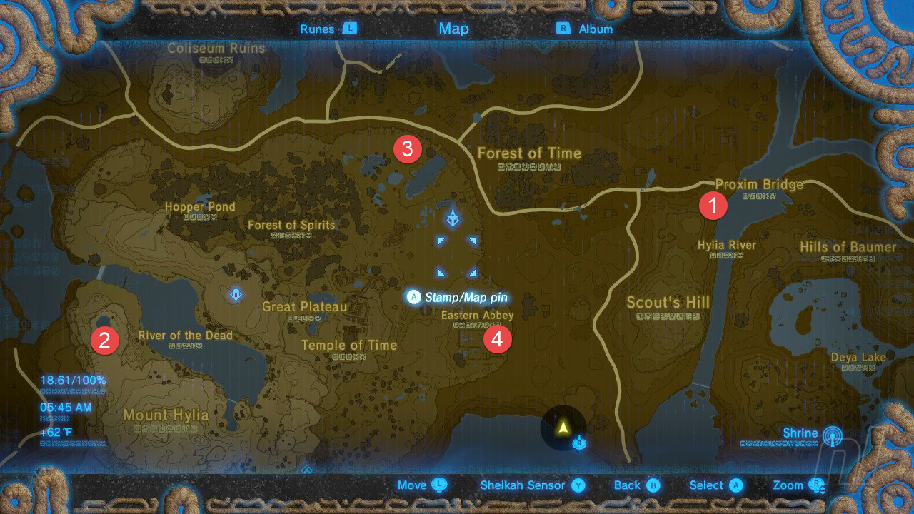 Great Plateau Shrines - The Legend of Zelda: Breath of the Wild Guide - IGN