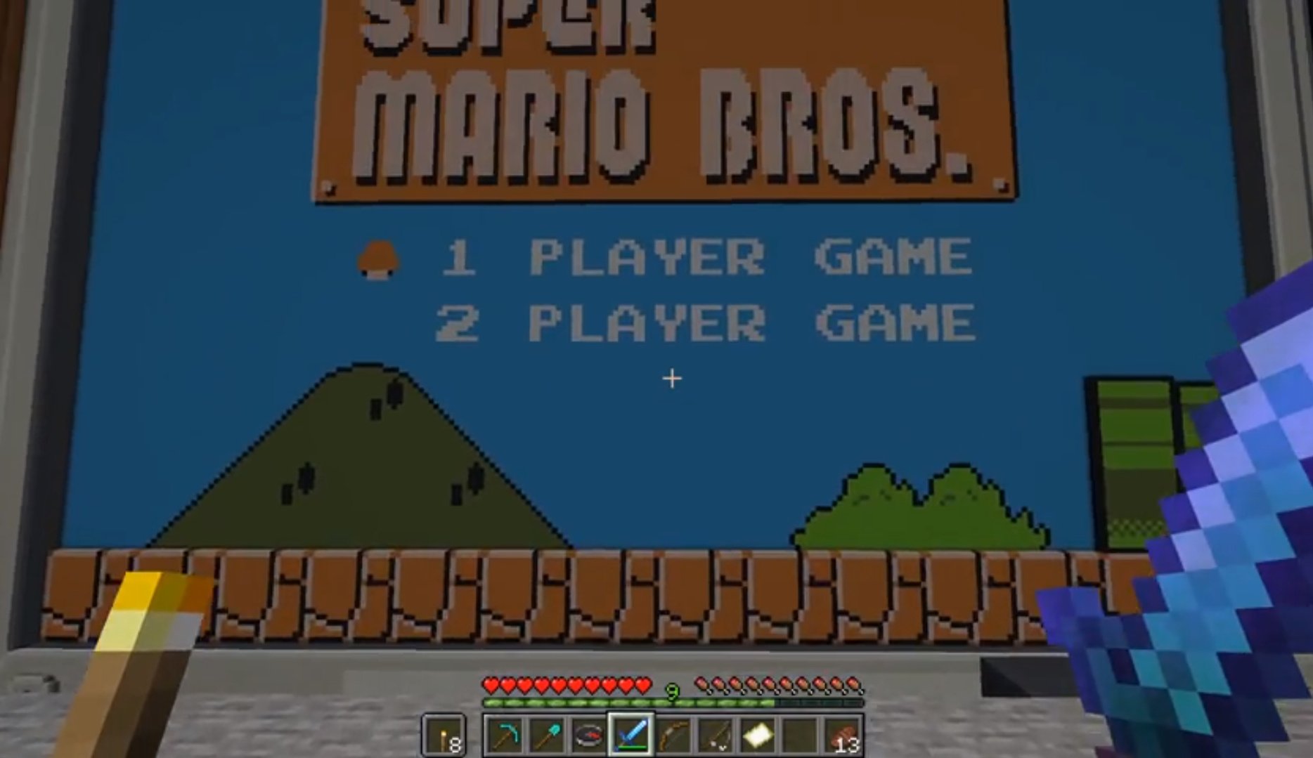 Random You Can Play Super Mario Bros In Minecraft As Long As You Don T Mind 10fps Nintendo Life
