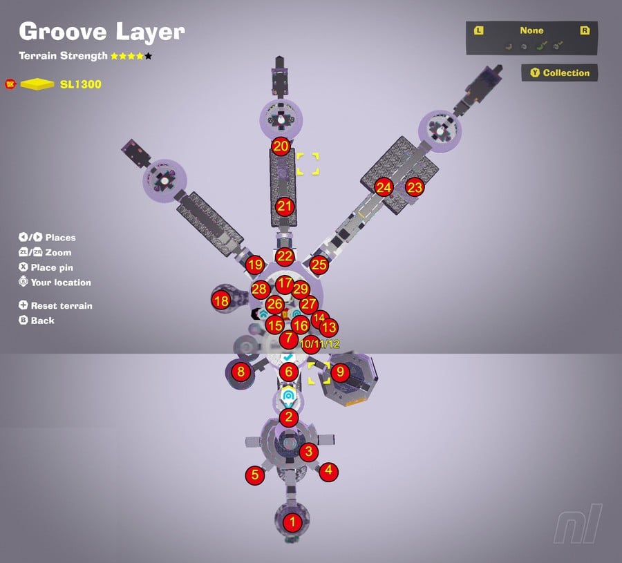 Groove Layer Banandium Gems SL1300 Map