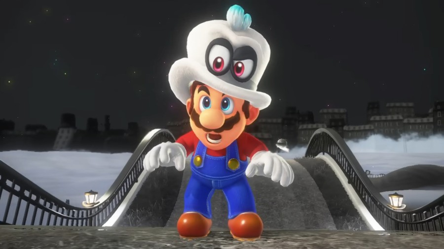 Super Mario Odyssey Mario and Cappy