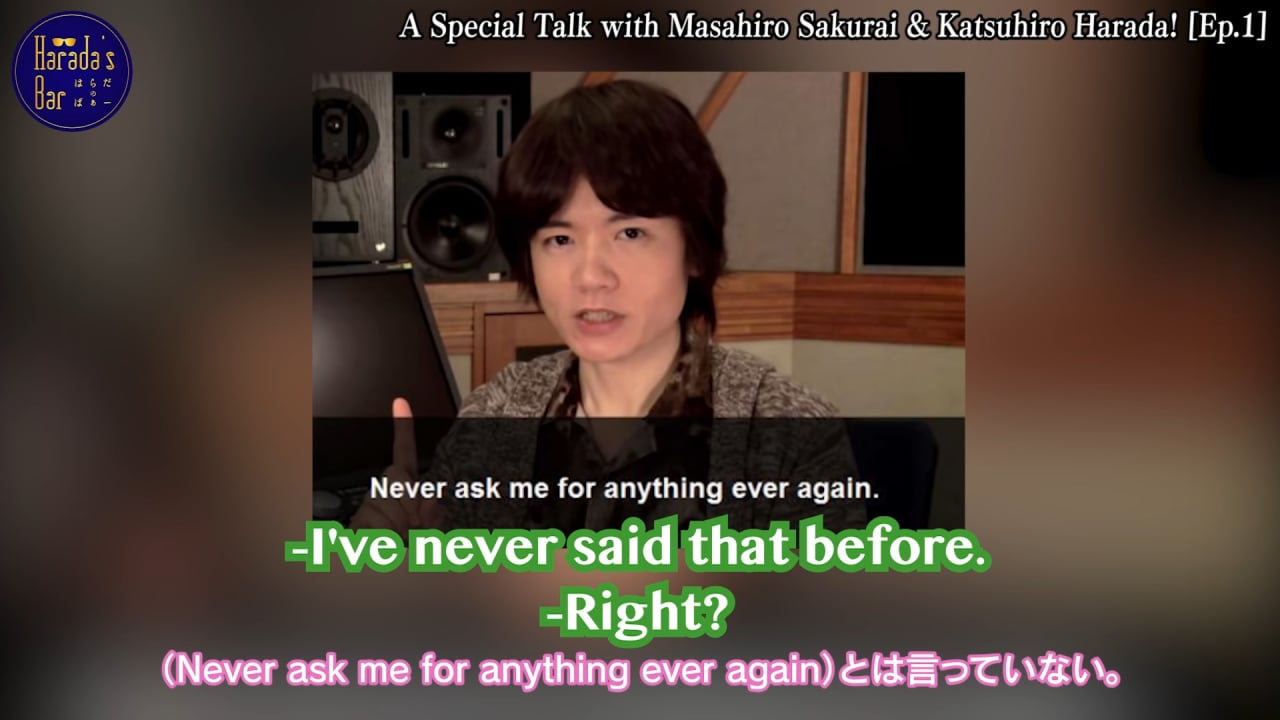 Masahiro Sakurai Quips About Playing It Takes Two by Himself - IGN