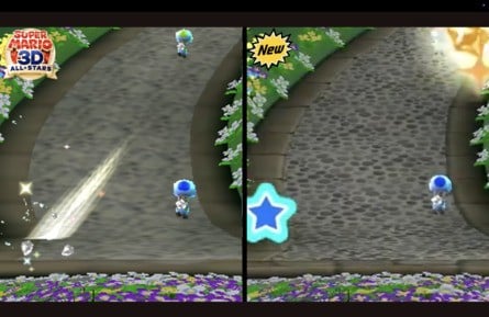 Mario Galaxy Switch 2 gameplay comparison