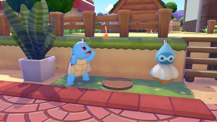 Pokémon Pokopia Squirtle Rain Dance