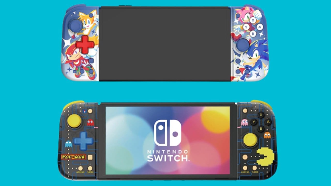 Hori Unveils Brand New Sonic And Pac-Man Switch 'Split Pad Compact' Designs