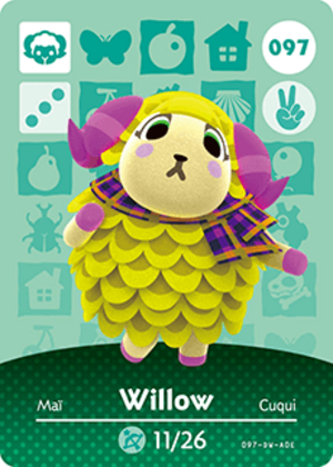 Willow amiibo card