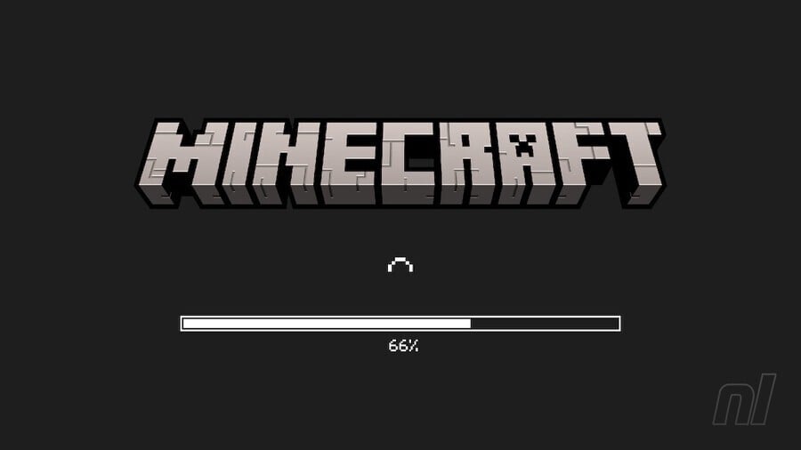 Minecraft loading screen