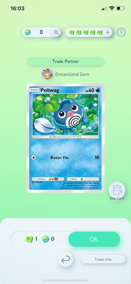 Pokémon Trading Card Game Pocket - Trading