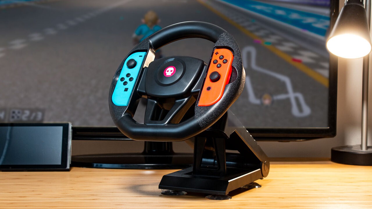 how to use steering wheel on nintendo switch