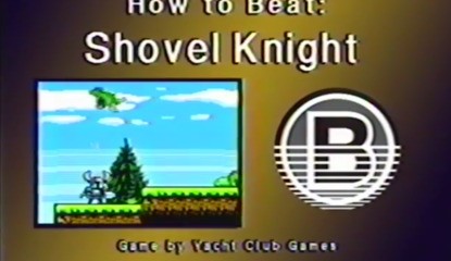 This Retro-Styled Shovel Knight 'VHS' Guide is a Thing of Beauty