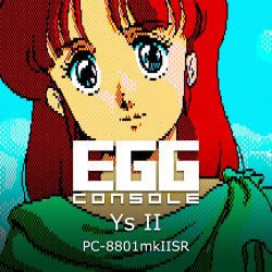EGGCONSOLE Ys II PC-8801mkIISR Cover