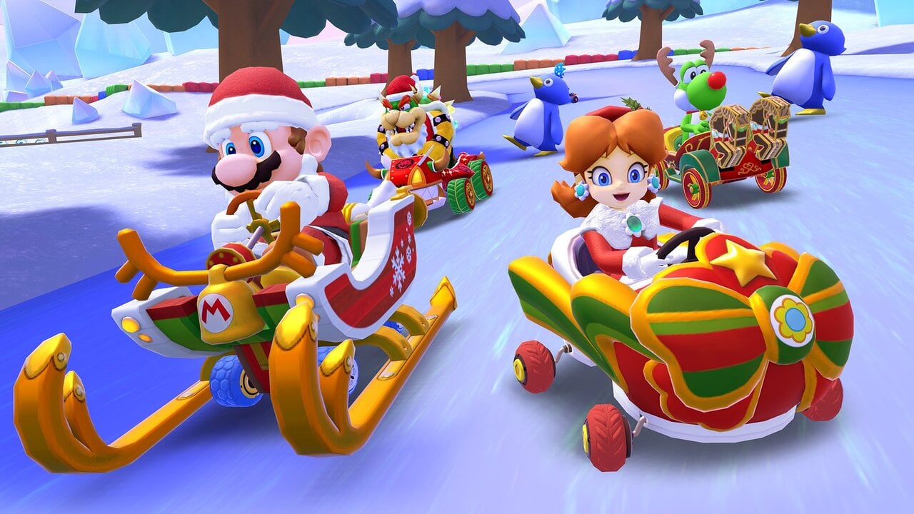 Circuito GBA festivo agregado a Mario Kart Tour para las fiestas