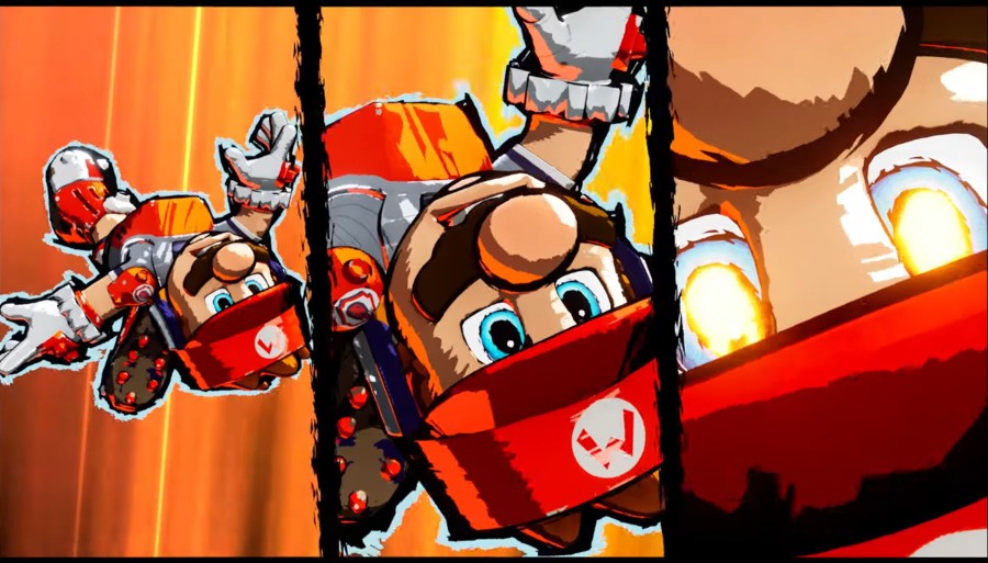 Mario Strikers Battle League Mario