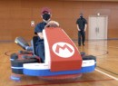 Someone Made A Real Mario Kart 8 Kart Out Of Cardboard, And It's Awesome