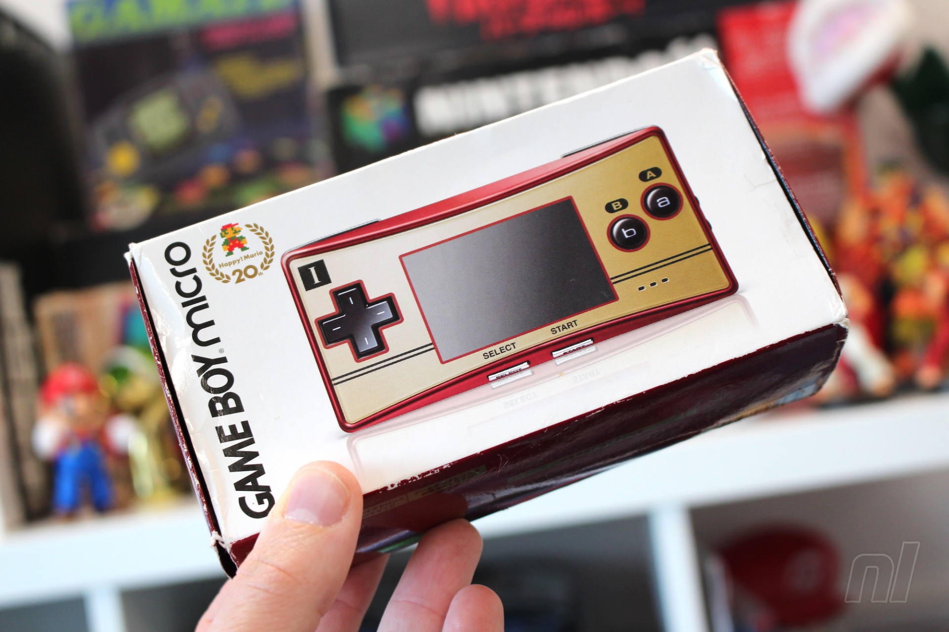 任天堂 - gameboy micro mario 20 ほぼ未使用！ Nintendo Game Boy MIcro 20th Anniversary Famicom Color Mario