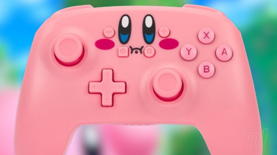 Kirby ate a Switch Pro Controller