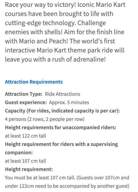 Super Nintendo World - Mario Kart Ride