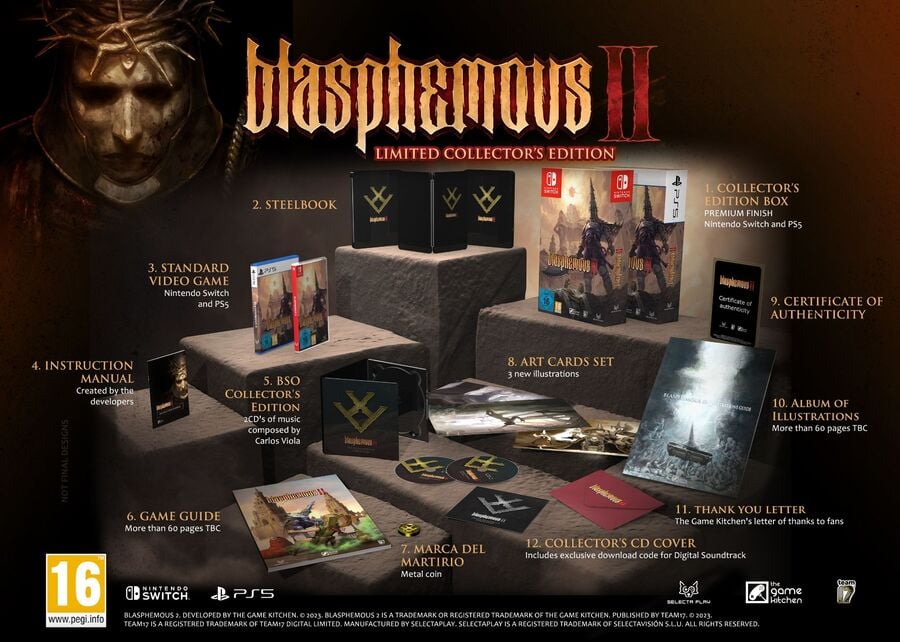 Blasphemous 2 Is Getting A Stunning Physical Collector S Edition In   Blasphemous 2 2.900x 