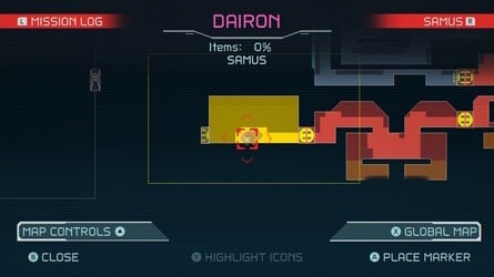 Metroid Dread Dairon Map
