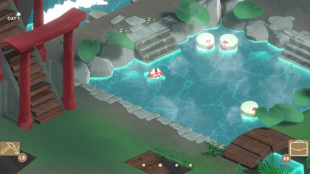 alias in heißen Quellen mit Affen