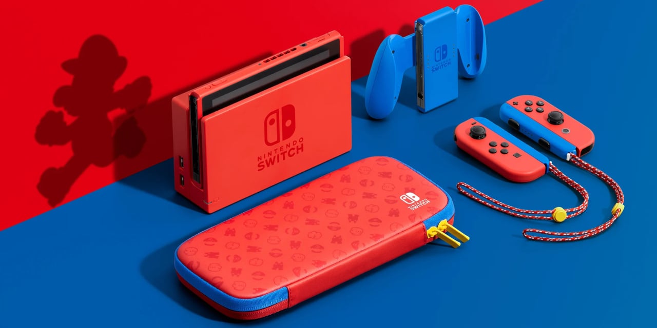 A new Nintendo Switch – OLED Model: Mario Red Edition System