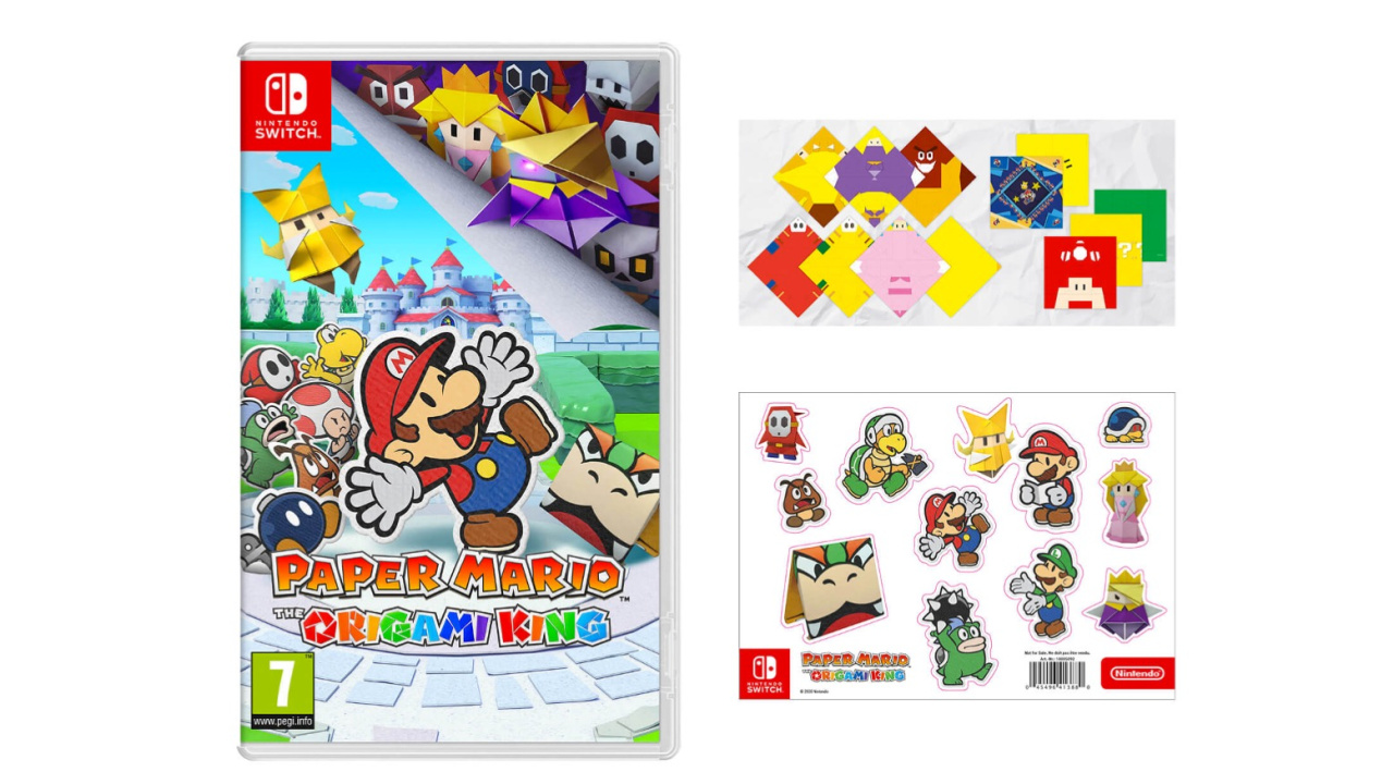 Nintendo UK Deals: Extras Origami The At Pre-Order Paper King Receive Nintendo Free Life Store To | Mario: