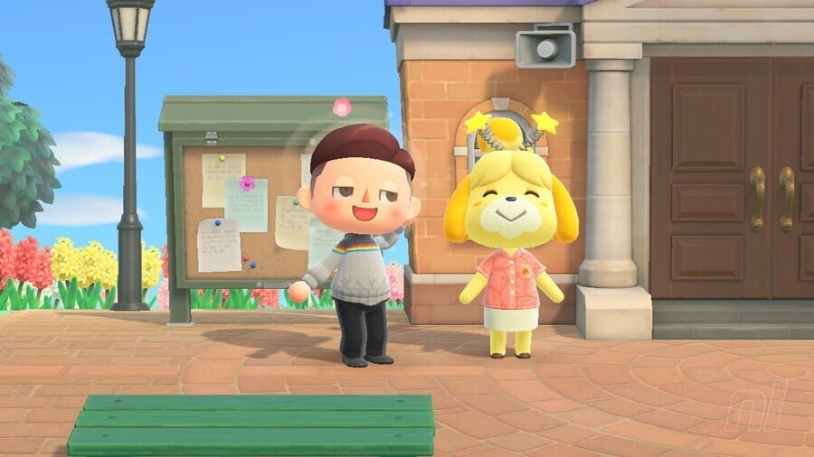 Animal Crossing New Horizons Isabelle Fireworks Show Main Plaza