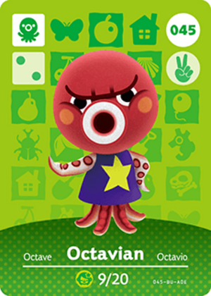 Octavian amiibo card