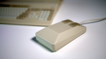 The included trackpad could have been better, but the mouse would scratch that 'nostalgia' itch nicely