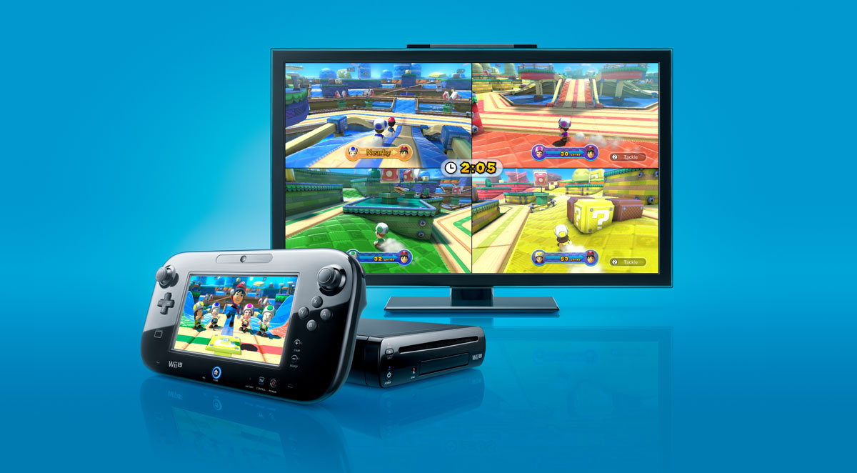 READ LISTING! Nintendo Wii U Deluxe 32GB Black System Console+CHOOSE 1 GAME  USA