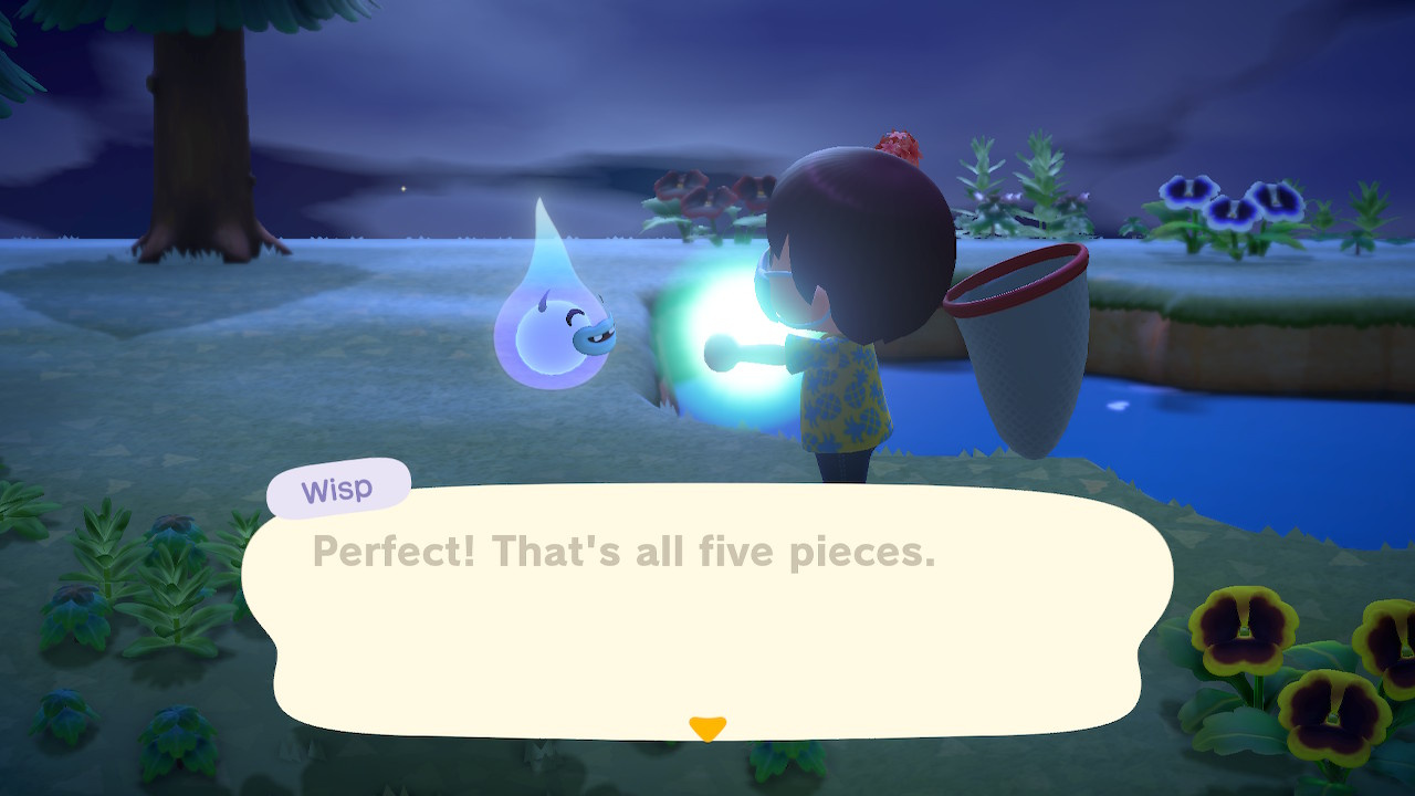 Animal Crossing: New Horizons: Wisp - How To Catch Spirit Pieces And Wisp's  New Or Expensive Reward Explained | Nintendo Life