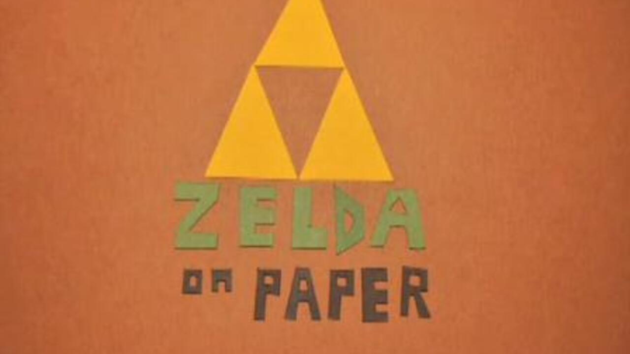 這個Zelda紙動畫很棒，有趣，令人恐懼