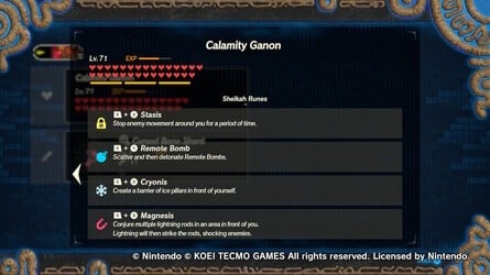 Calamity Ganon Runes