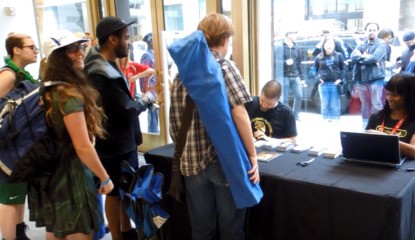 Check Out The Eager Fans That Got In Line for The Legend of Zelda Demo Slots at Nintendo NY