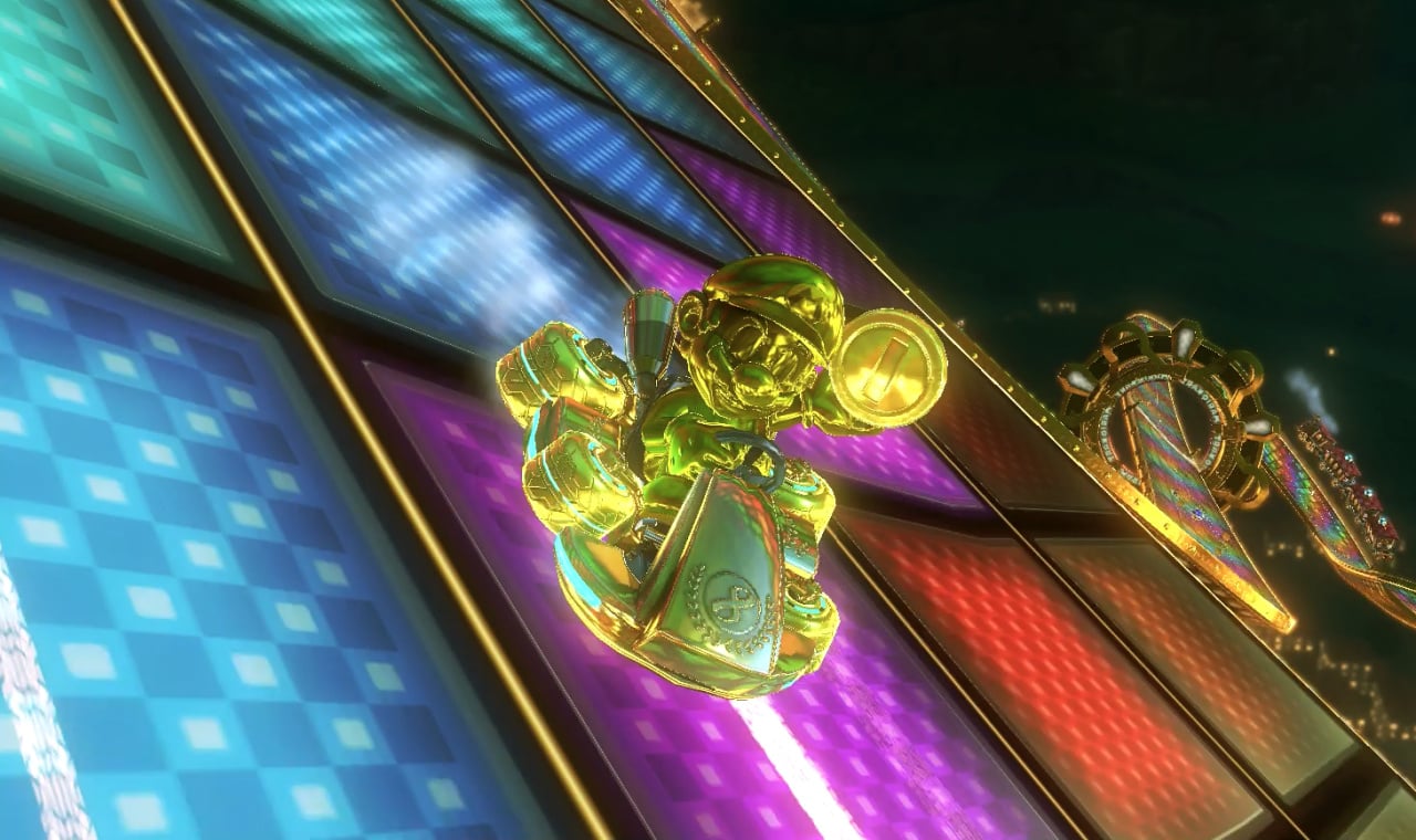 mario kart 8 deluxe gold mario