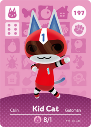 Kid Cat amiibo card