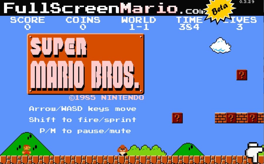 Download and Play Full Screen Mario after takedown. : r/nintendo