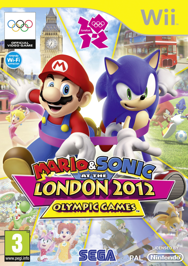 Mario & Sonic at the Olympic Games & Sonic Colors Nintendo Wii VGC 2 GAMES  LOOK