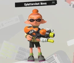 Splatoon 3 Splattershot Nova