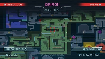 Metroid Dread Dairon Map 4