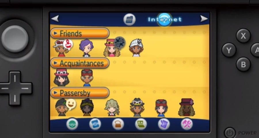 Pokémon X & Y's Pokédex is split into three segments