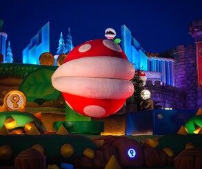 Now that we've somehow managed to spend all day in Super Nintendo World, let's make our way back through the Mario portion and head towards exit gate. Just make sure to not wake any of the piranha plants on our way out